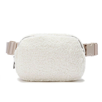 OEM/ODM Aceptado Bolso de cinturón de mujer Sherpa Cute Fashion Berber Fleece Fanny Pack
