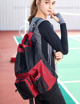 Acceptable OEM/ODM Bolsa de deporte con patrón de malla de arco para piscina Equipo de trabajo de yoga en la playa