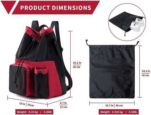 Acceptable OEM/ODM Bolsa de deporte con patrón de malla de arco para piscina Equipo de trabajo de yoga en la playa