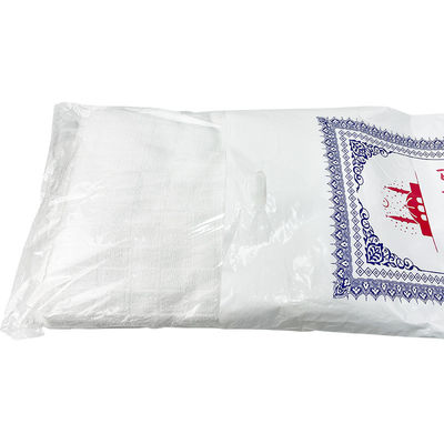 Poliéster musulmán de color blanco Toallas Ihram masculinas para Hajj/Ehram y otros Tipo de patrón