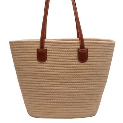 Bolso de paja de tejido natural hecho a mano La combinación perfecta de estilo y función