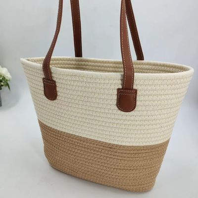 Bolso de paja de tejido natural hecho a mano La combinación perfecta de estilo y función