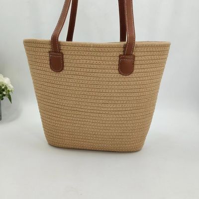 Bolso de paja de tejido natural hecho a mano La combinación perfecta de estilo y función
