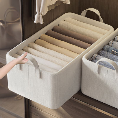 Organizador de bolsas de almacenamiento apilables de gran capacidad para ropa de cama y ropa Estilo de moda