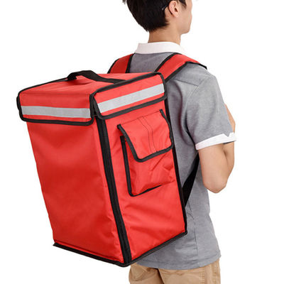 Mochila de entrega con varias capas con portavasos para embalaje de bebidas térmicas