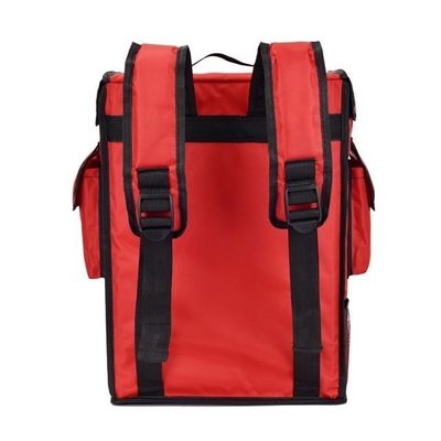 Mochila de entrega con varias capas con portavasos para embalaje de bebidas térmicas