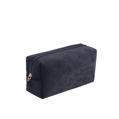 Bolso de bolso de terciopelo estilo bucle suave para maquillaje personalizado y regalos personalizados para damas de honor