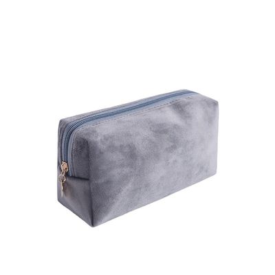 Bolso de bolso de terciopelo estilo bucle suave para maquillaje personalizado y regalos personalizados para damas de honor