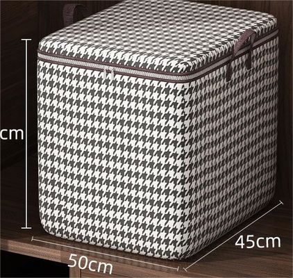 Tejido de gran capacidad ropa plegable juguetes cesta de almacenamiento en 80l para color personalizado