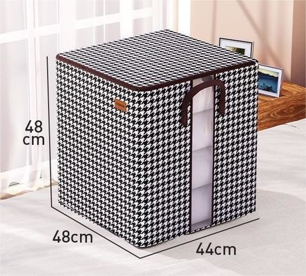Tejido de gran capacidad ropa plegable juguetes cesta de almacenamiento en 80l para color personalizado