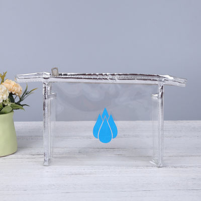 Bolsa de maquillaje para mujeres transparente PVC impermeable bolsa de higiene para viajes para la vida diaria