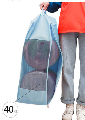 Logotipo personalizado de colcha de dormitorio aceptado Bolsa de toque personalizada para almacenamiento de telas y ropa