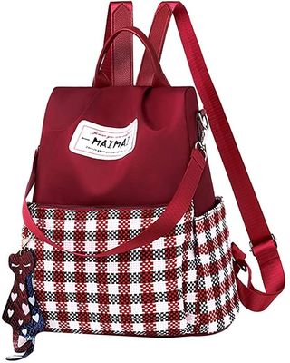 Bolsa de bolsillo de interior para mujeres Bolso de mochila de Oxford para la escuela de viajes anti-robo