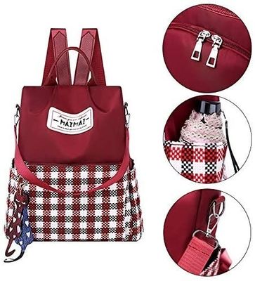 Bolsa de bolsillo de interior para mujeres Bolso de mochila de Oxford para la escuela de viajes anti-robo