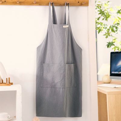 Aproncillas de algodón personalizado con bolsillo para el hogar Restaurante Bar Uniforme de café