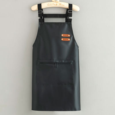 Material de cuero ecológico del delantal de cuero de cocina multifunción para la vida diaria uniforme
