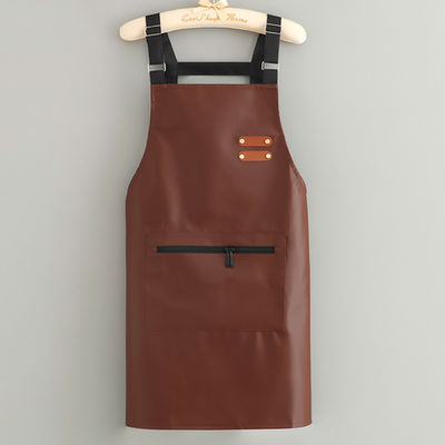 Material de cuero ecológico del delantal de cuero de cocina multifunción para la vida diaria uniforme