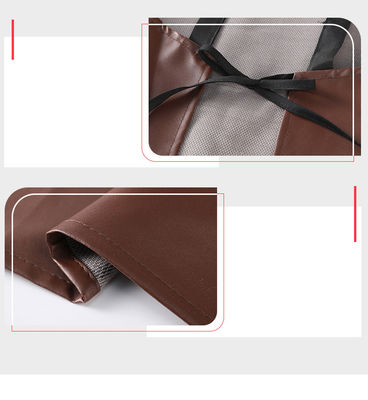 Material de cuero ecológico del delantal de cuero de cocina multifunción para la vida diaria uniforme