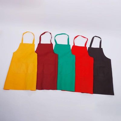 Polímero de algodón negro impermeable del delantal de cocina para la vida diaria