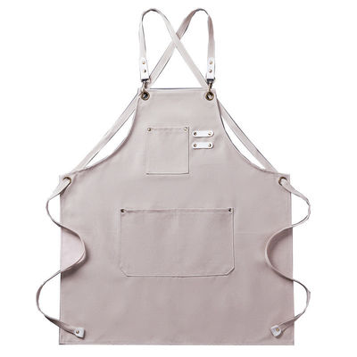 Tipo uniforme personal de servicio de tela personalizada Chef algodón del unisex delantal para el trabajo de la cocina bar