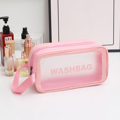 Bolsa de hielo a prueba de agua Logotipo personalizado Impreso Bolsa cosmética de moda Bolsa de PVC Bolsa de maquillaje