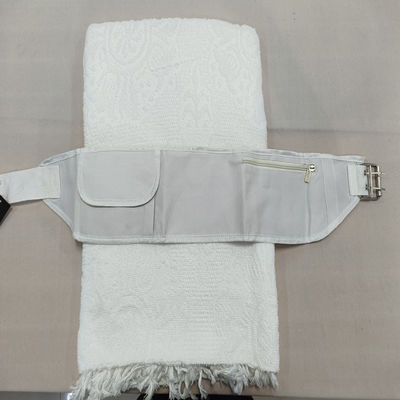Accesorios de ropa personalizados tamaño libre Ihram Hajj y Umrah con cinturones para hombres musulmanes