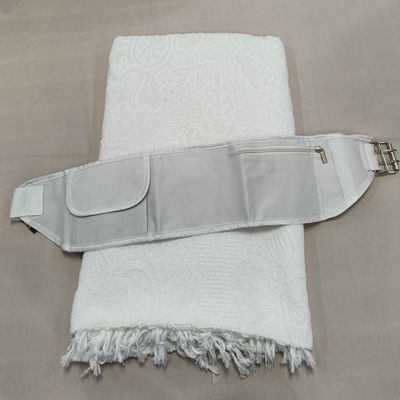 Accesorios de ropa personalizados tamaño libre Ihram Hajj y Umrah con cinturones para hombres musulmanes