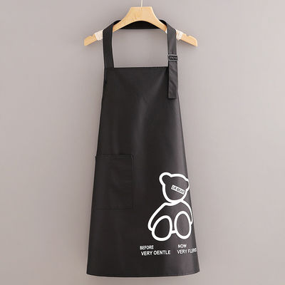 Tipo de artículo Moda lienzo de poliéster tela de algodón grueso delantal para cocina unisex