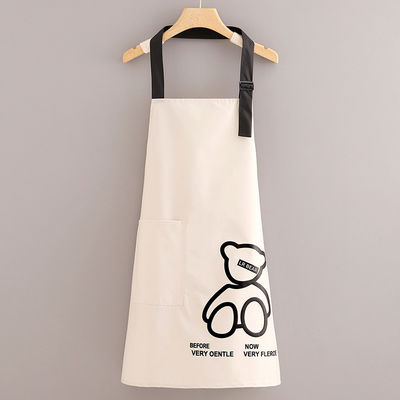 Tipo de artículo Moda lienzo de poliéster tela de algodón grueso delantal para cocina unisex