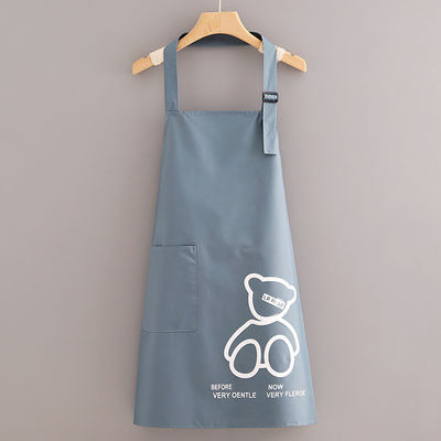 Tipo de artículo Moda lienzo de poliéster tela de algodón grueso delantal para cocina unisex