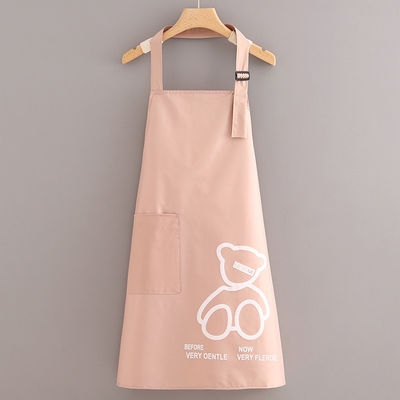 Tipo de artículo Moda lienzo de poliéster tela de algodón grueso delantal para cocina unisex