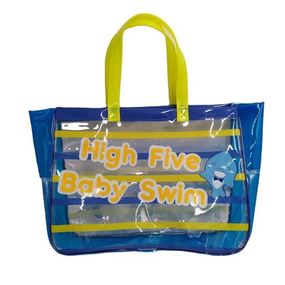 2024 Bolsas de playa transparentes de PVC de gran capacidad para artículos esenciales de la vida diaria