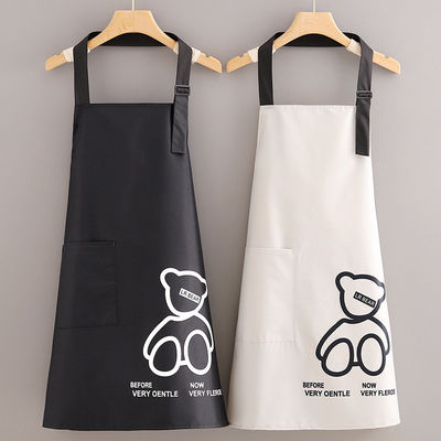 Tipo de artículo Moda lienzo de poliéster tela de algodón grueso delantal para cocina unisex