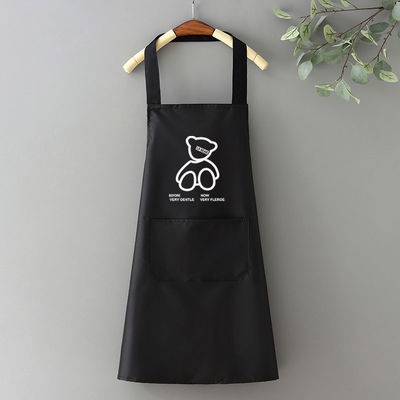 Tipo de artículo Moda lienzo de poliéster tela de algodón grueso delantal para cocina unisex
