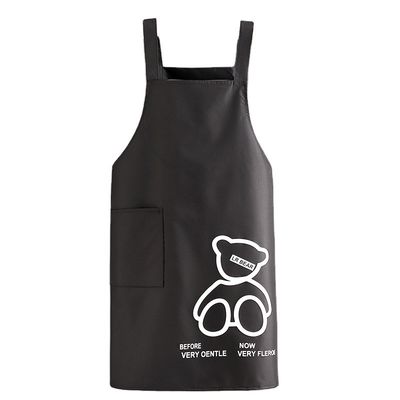 Apron de vida cotidiana con logotipo personalizado bolsillos impermeable poliéster algodón de cocina del chef