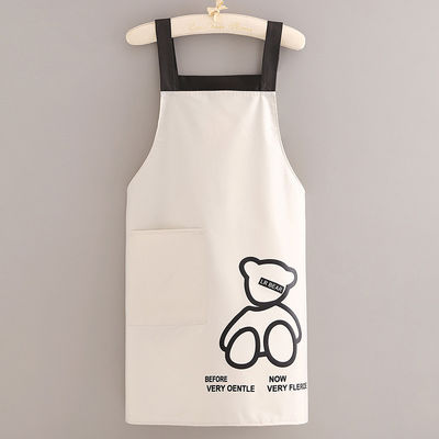 Apron de vida cotidiana con logotipo personalizado bolsillos impermeable poliéster algodón de cocina del chef