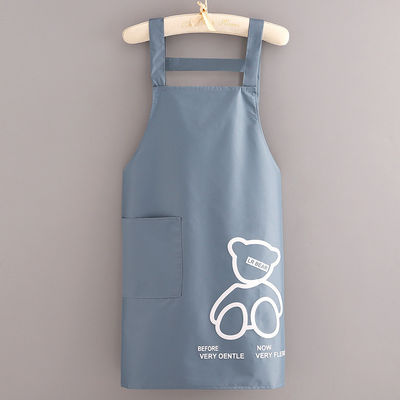 Apron de vida cotidiana con logotipo personalizado bolsillos impermeable poliéster algodón de cocina del chef