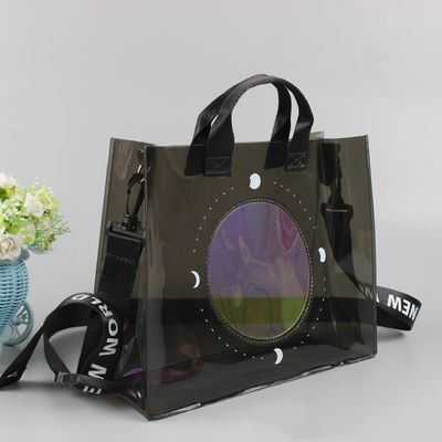 Bolsa de PVC de color personalizada para necesidades de compras de moda y claras