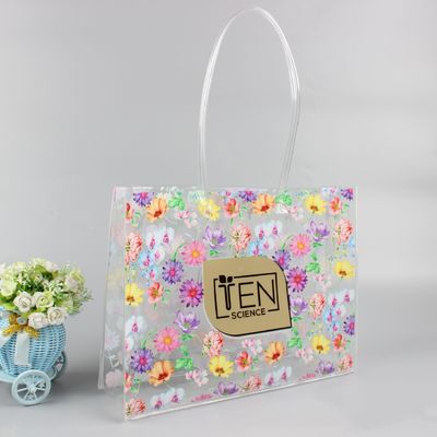Bolsa de PVC de color personalizada para necesidades de compras de moda y claras