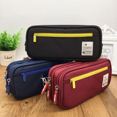 Bolsa de papelería de lienzo impresa con logotipo personalizado perfecta para soluciones de almacenamiento de cosméticos