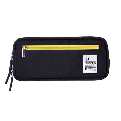 Bolsa de papelería de lienzo impresa con logotipo personalizado perfecta para soluciones de almacenamiento de cosméticos