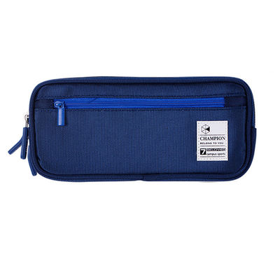 Bolsa de papelería de lienzo impresa con logotipo personalizado perfecta para soluciones de almacenamiento de cosméticos