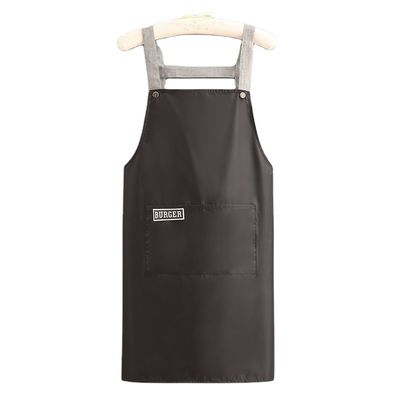 Logotipo personalizado de algodón poliéster del chef del delantal de cocina para la vida diaria en cafeterías restaurantes cocina