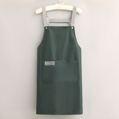 Logotipo personalizado de algodón poliéster del chef del delantal de cocina para la vida diaria en cafeterías restaurantes cocina