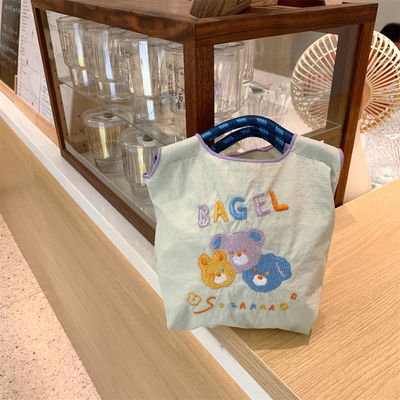 Lo más nuevo de moda exquisito oso bordado bolso Mini Tote bolso de teléfono celular OEM / ODM