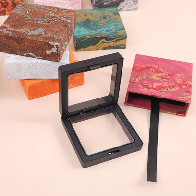 Caja de embalaje de joyería de película de PVC de color personalizado para brazalete collar de anillo regalo de reloj