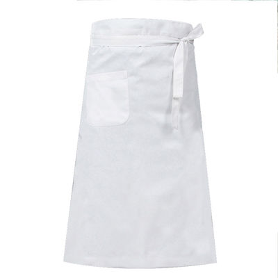 Impresión de logotipo personalizado Polyester Twill Cotton Coffee Foil delantal para hombres y mujeres