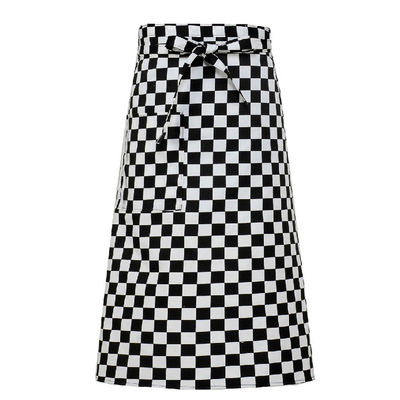 Impresión de logotipo personalizado Polyester Twill Cotton Coffee Foil delantal para hombres y mujeres