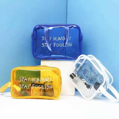 Bolsas de maquillaje impermeables con cremallera para artículos de tocador de moda