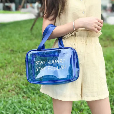 Bolsas de maquillaje impermeables con cremallera para artículos de tocador de moda